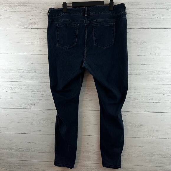 Torrid Dark Wash First At Fit Skinny Jeans Size 22 Tall - Picture 2 of 7